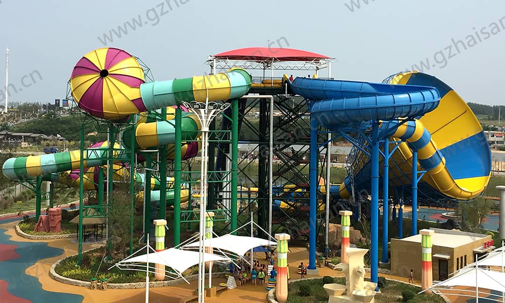 辽宁盖州亚特兰蒂斯海乐园大喇叭、暴风谷组合